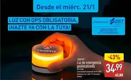 ALDI TROPHY Luz de emergencia geolocalizada oferta
