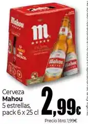 Unide Supermercados Mahou - cerveza 5 estrellas oferta