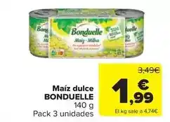 Carrefour Market Bonduelle - maíz dulce oferta