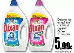 Unide Supermercados Dixan - detergente en gel azul o adios al separar oferta