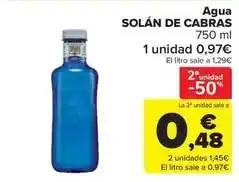 Solán de cabras - agua
