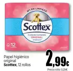 Unide Supermercados Scottex - papel higiénico original oferta