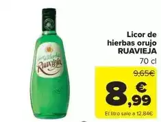 Carrefour Market Ruavieja - licor de hierbas orujo oferta