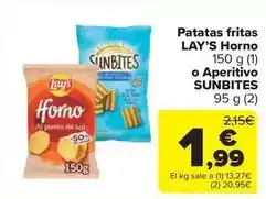 Lay's - patatas fritas horno o aperitivo