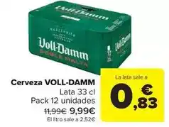 Carrefour Market Voll-damm - cerveza oferta
