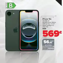 Carrefour Apple - iphone 16e oferta