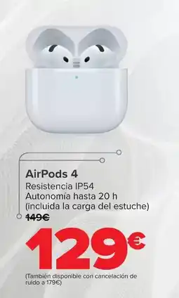 Carrefour Apple - airpods 4 oferta