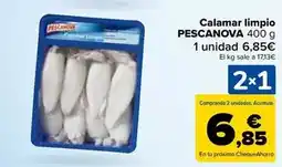 Carrefour Pescanova - calamar limpio oferta