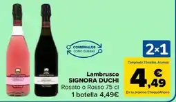 Carrefour Signora duchi - lambrusco oferta