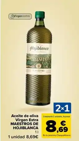 Carrefour Maestros de hojiblanca - aceite de oliva virgen extra oferta