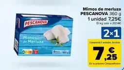 Carrefour Pescanova - mimos de merluza oferta