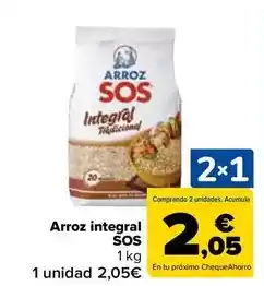 Carrefour Sos - arroz integral oferta