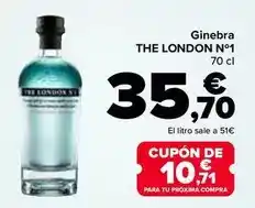 Carrefour The london - ginebra n°1 oferta