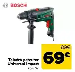 Carrefour Bosch - taladro percutor universal impact oferta