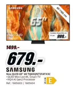 MediaMarkt Samsung - neo qled 65 4k q65qn73fatxxc oferta