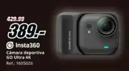 MediaMarkt Insta360 - camara deportiva go ultra 4k oferta