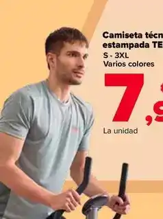 Carrefour Tex - camiseta tecnica estampada oferta