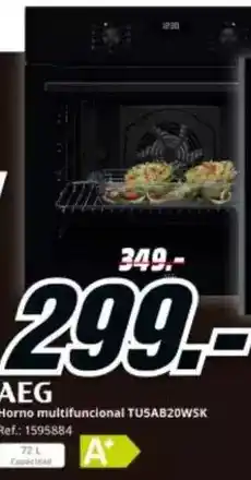 MediaMarkt Aeg - horno multifuncional tusab20wsk oferta