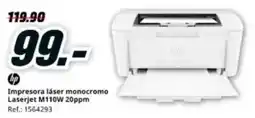 MediaMarkt Hp - impresora láser monocromo lasejet m110w 20ppm oferta