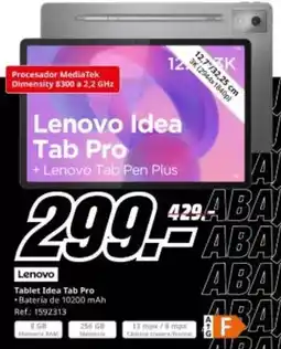 MediaMarkt Lenovo - tablet idea tab pro + tab pen plus oferta