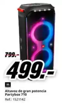MediaMarkt Altavoz de gran potencia partybox 710 oferta