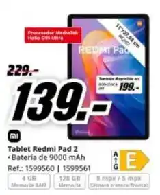 MediaMarkt Redmi - tablet pad 2 oferta
