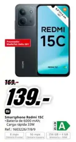 MediaMarkt Xiaomi - smartphone redmi 15c oferta