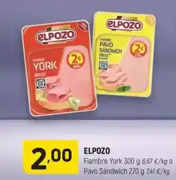 Coviran Elpozo - fiambre york oferta