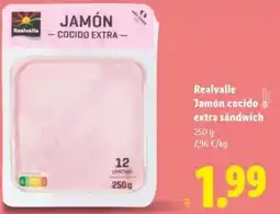 Lidl Realvalle - jamón cocido extra sándwich oferta