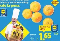 Lidl Mandarina oferta