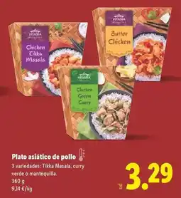 Lidl Vitasia - plato asiático de pollo oferta