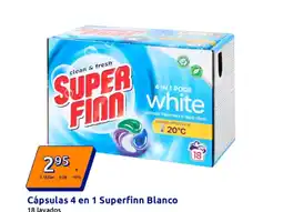 Action SUPERFINN Cápsulas 4 en 1 Blanco oferta