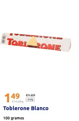 Action Toblerone Blanco oferta