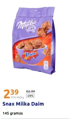 Action MILKA Snax Daim oferta
