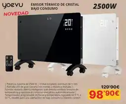 Dynos Informática Yoevu - emisor térmico de cristal bajo consumo oferta