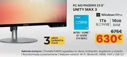 Dynos Informática Phoenix - pc aio 23.8 unity max 3 oferta