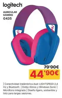 Dynos Informática Logitech - auricular gaming g435 oferta