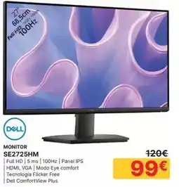 Dynos Informática Dell - monitor se2725hm oferta