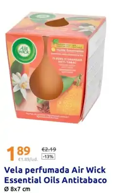 Action Vela perfumada Air Wick Essential Oils Antitabaco oferta