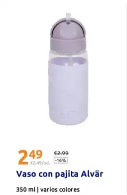 Action Vaso con pajita Alvär oferta