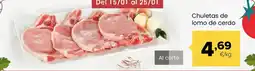 Autoservicios Familia Chuletas de lomo de cerdo oferta