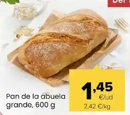 Autoservicios Familia Pan de la abuela grande oferta