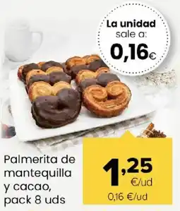 Autoservicios Familia Palmerita de mantequilla y cacao oferta