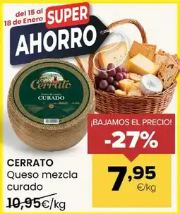 Autoservicios Familia CERRATO Queso mezcla curado oferta