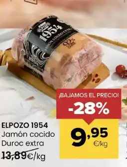 Autoservicios Familia ELPOZO Jamón cocido Duroc extra oferta