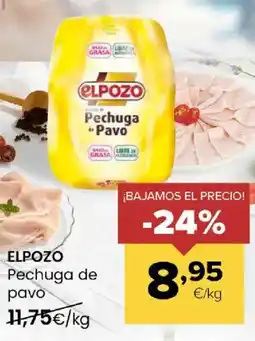 Autoservicios Familia ELPOZO Pechuga de pavo oferta