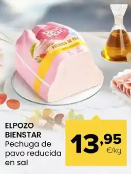 Autoservicios Familia ELPOZO BIENSTAR Pechuga de pavo reducida en sal oferta