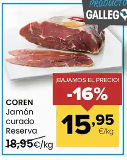 Autoservicios Familia COREN Jamón curado Reserva oferta