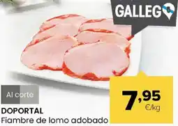 Autoservicios Familia DOPORTAL Fiambre de lomo adobado oferta