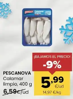 Autoservicios Familia PESCANOVA Calamar limpio oferta